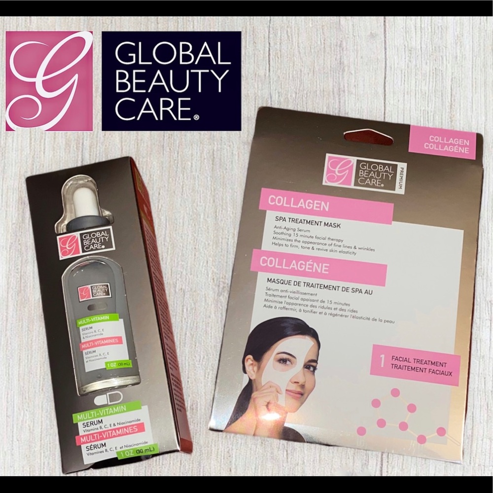 Global Beauty Care Multivitamin Serum & Collagen Mask